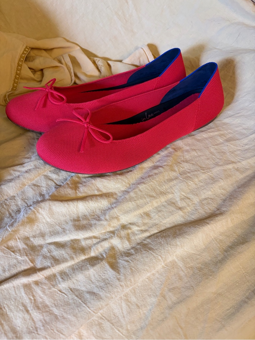 Rothy's The Ballet Flat Glamour Red 
Size: Women’s 13